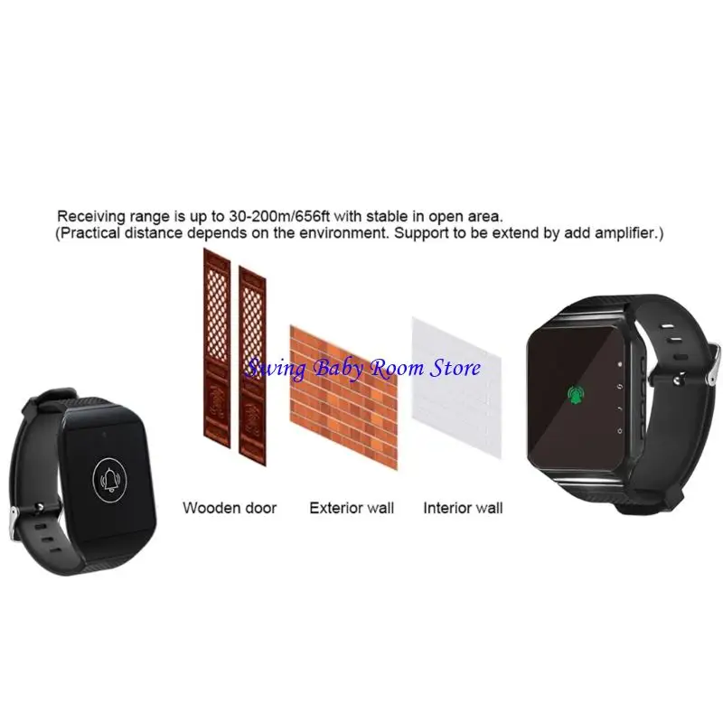 K1AD الجلد الصديق للطوارئ في حالة تنبيه معصم مستشفى Wireless Hospital Wireless Hospital