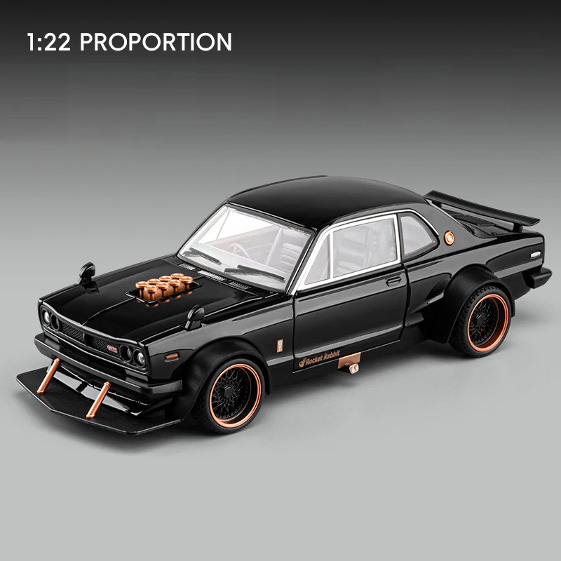 Nissan 2000GT-R 模型 1:22 Skyline 2000 GT-R Alloy Classic Sports Car Model Diecasts