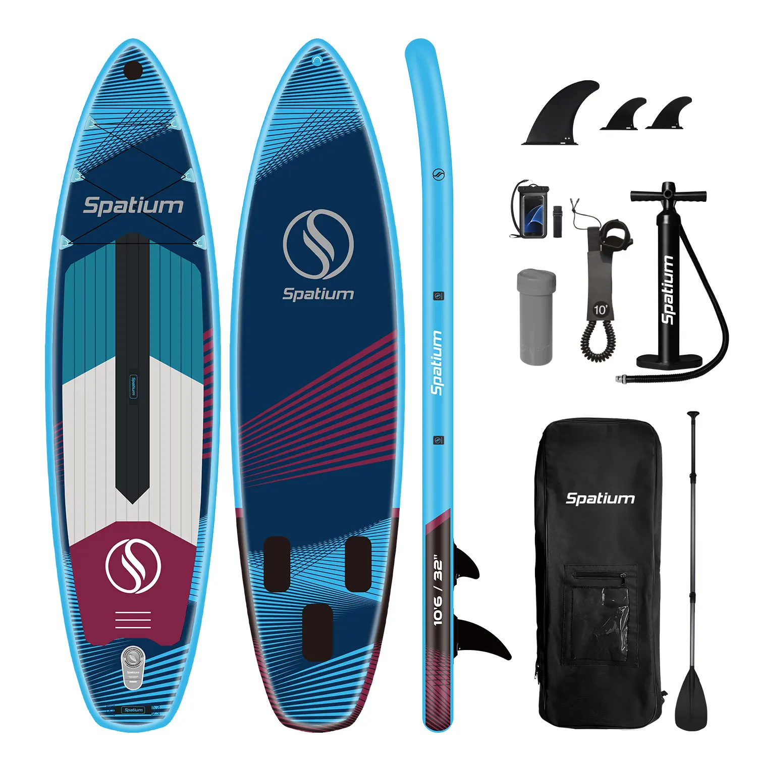 

3,2-метровая 10-футовая надувная доска для гребли SUP Stand Up Paddle Board Skid Board Водная игровая доска