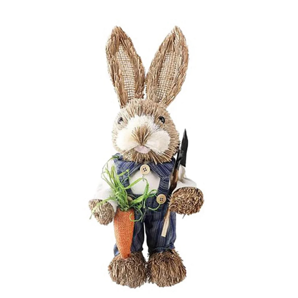 32cm Easter Simulation Bunny Home Garden Bunny Decoration Creative Straw Bunny B