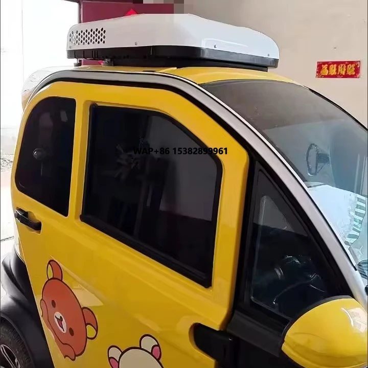 مكيف هواء عالي الجودة 24 فولت يعمل بالبطارية الكهربائية على السطح لوقوف السيارات لشاحنة جرار RV #1