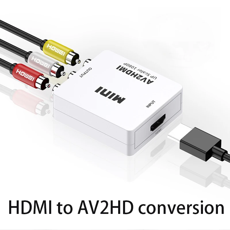 

AV2HD к HDMI Компьютерные офисные аксессуары Переключатель HDMI и AV2HD Ноутбук Видео HDMI к старого аудио и видеоинтерфейсного кабеля