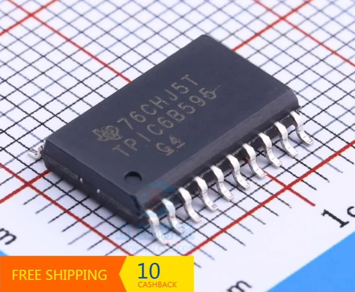 

1 PCS/LOTE TPIC6B595DWR TPIC6B595 SOIC-20 100% Brand new and original