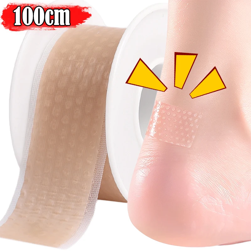 

100cm Gel Heel Protector Foot Patches Adhesive Blister Pads Heel Liner Shoes Stickers Pain Relief Plaster Foot Care Cushion Grip