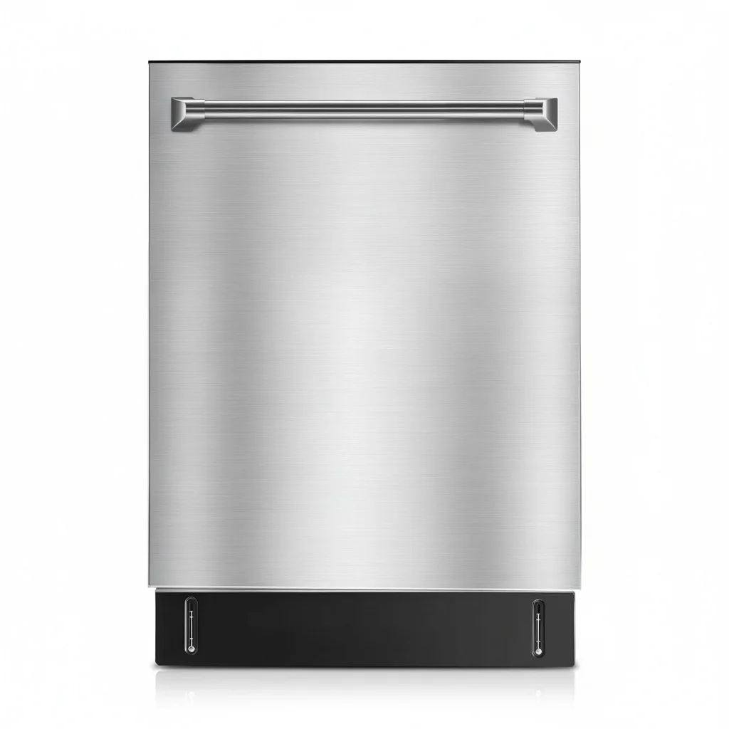 Built-In Dishwasher, 24-Inch Stainless Steel Tub Integrated Dishwasher, 14 Place Settings, 8 Programs, Electric Dishwasher