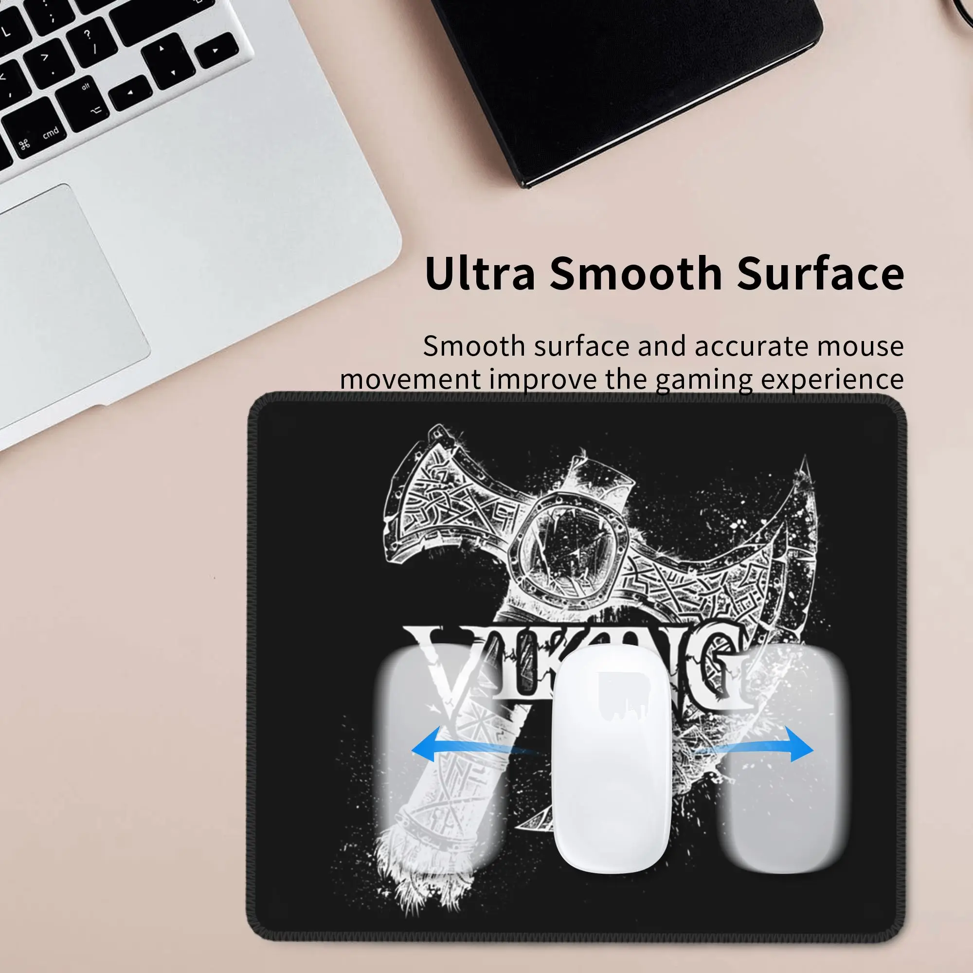 Viking Axe Symbol Amulet Mouse Pad Computer Keyboard Mouse Mat Gamer PC Laptop Desk Mat Office Table Mats