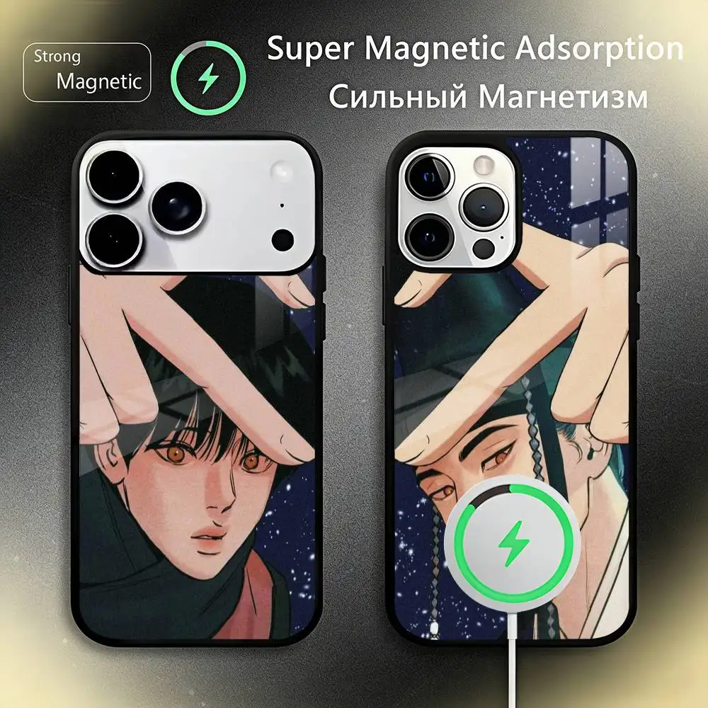 

Nakyum Seungho Painter of the Night Phone Case For iPhone17,16,15,14,13,12,11 Plus,Pro Max For Magsafe Wireless Charging