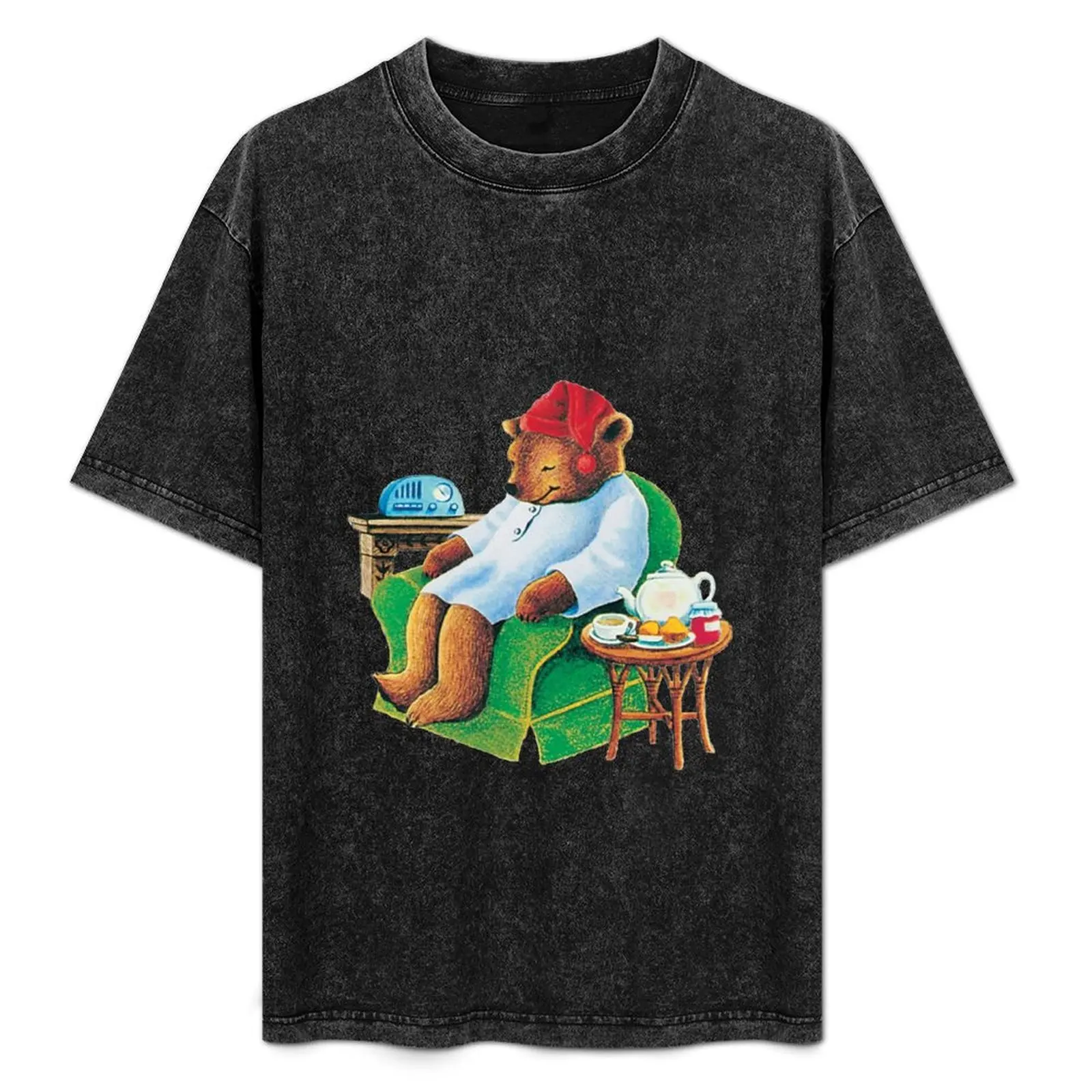 Camiseta Celestial Seasonings Sleepytime Tea Bear, camiseta informal de manga corta con diseño sencillo