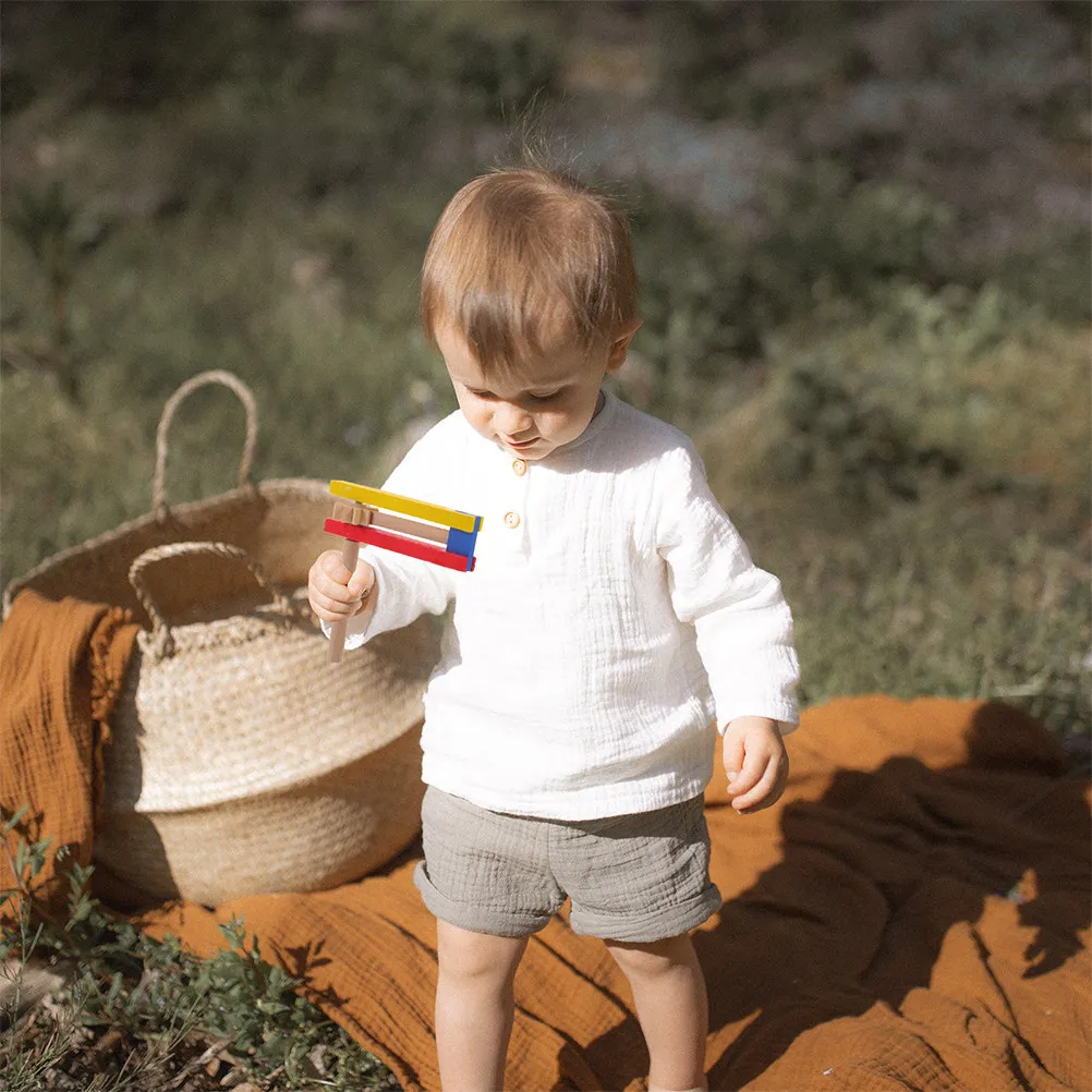 

Набор из 5 деревянных вращающихся гроггеров-крэшбордов: традиционный генератор шума для вечеринок, спортивных мероприятий, праздничных подарков и домашнего декора