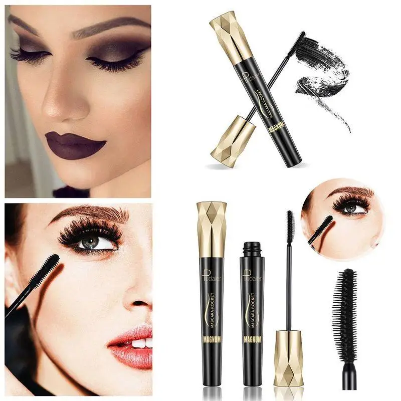 Fiber Lash Mascara Waterproof Curling Mascara Extra volume oogmake-up voor doe-het-zelf container schoonheidssalon thuis