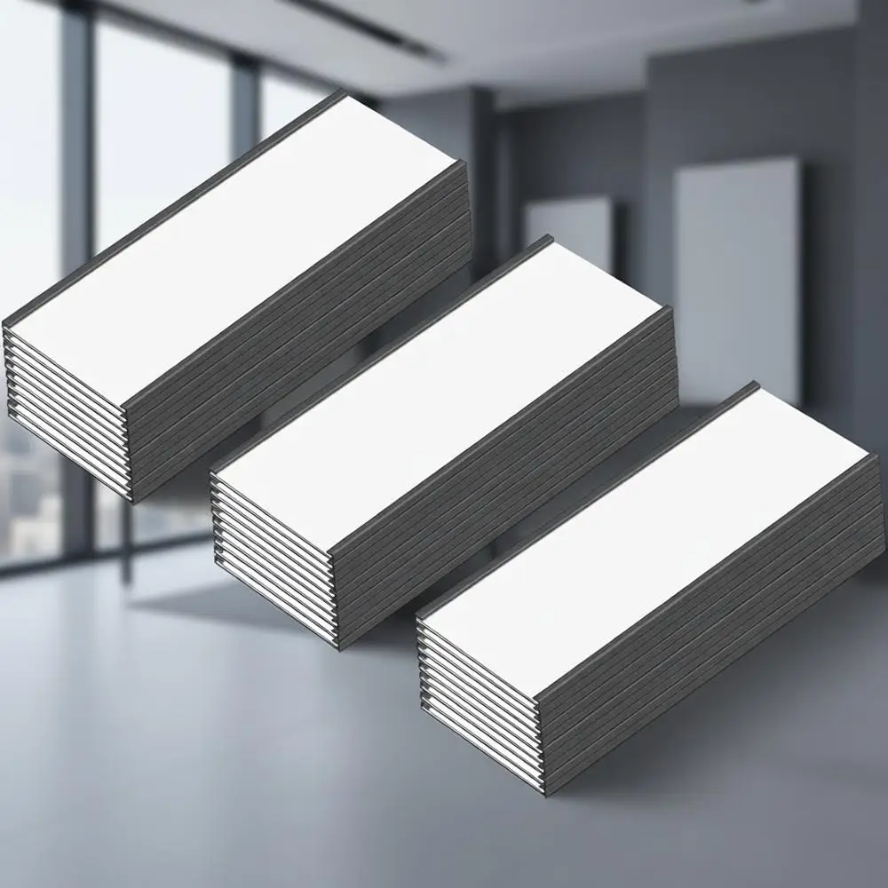 

Магнитные держатели для этикеток 2x5,5 дюйма с бумажными вкладышами, прозрачная пластиковая защита, упаковка 30 шт.