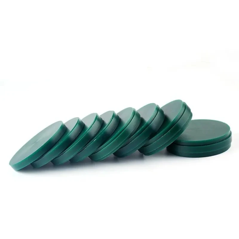 Disco de cera dental 98mm x 10, 12, 14, 16, 18, 20, 22, 25mm, esculpindo bloco de cera verde, 5pcs