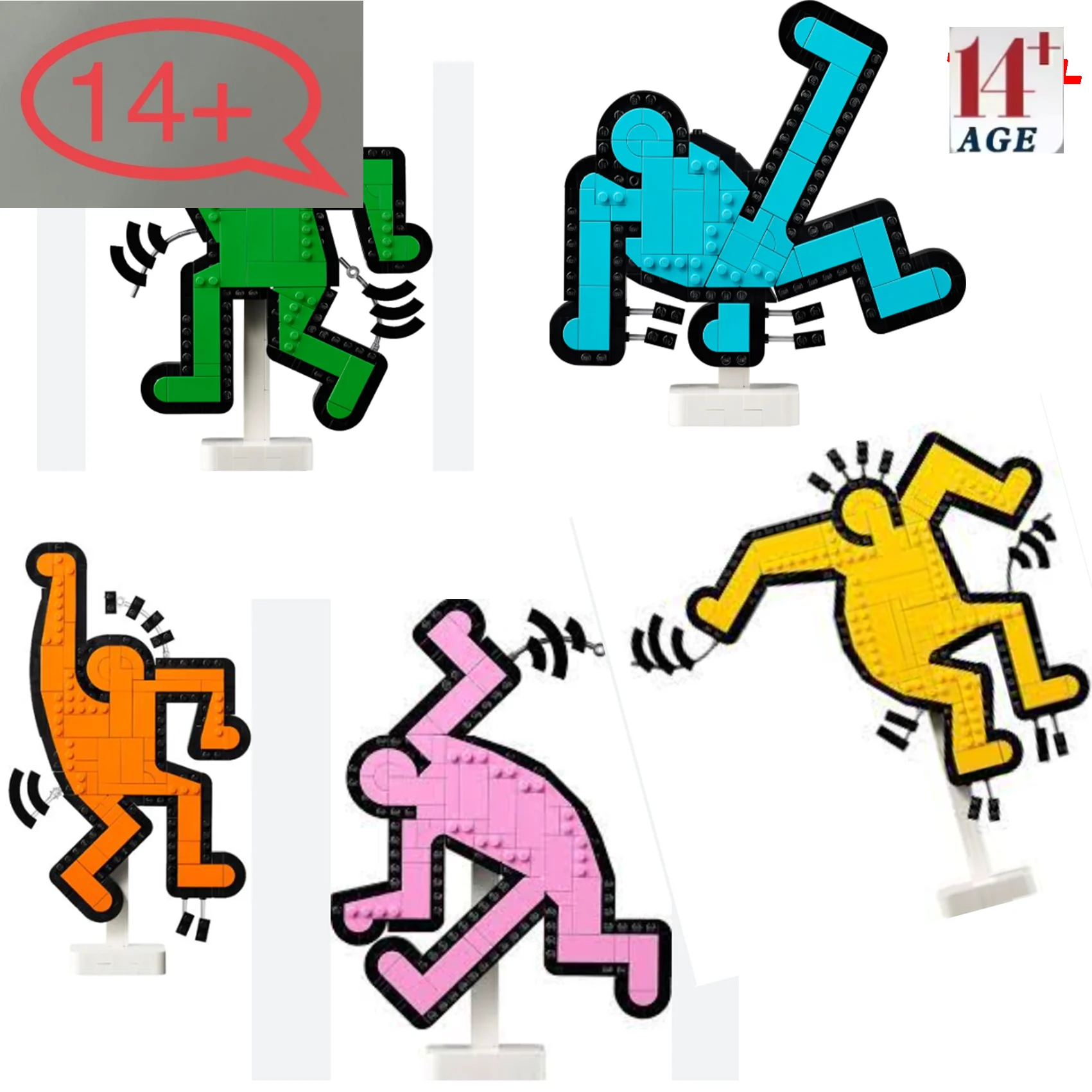 moc-2025-nouvel-art-31216-ensembles-de-figurines-dansantes-pour-enfants-garcons-cadeau-d'anniversaire-de-noel-jouets