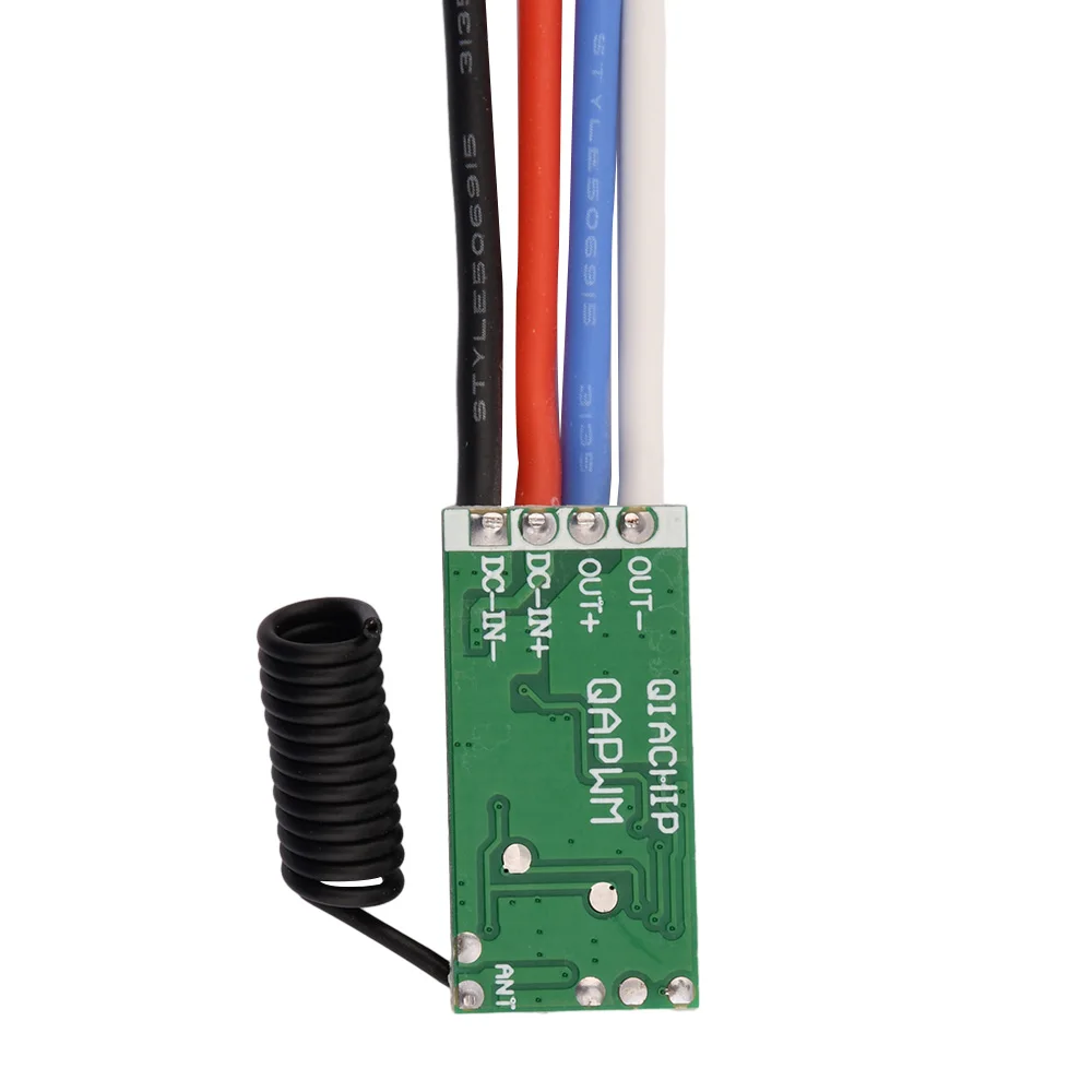 433MHz Drahtloser Fernbedienungs-Gleichstrommotor-Drehzahlregler 3,7V-24V 5A PWM-Drehzahlregelungs-Dimmmodul für LED-Leuchten und Motoren – Detail 8