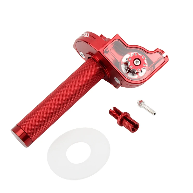 

ZSDTRP 22mm CNC aluminum motorcycle throttle grip... Kawasaki mud pit bicycle kayo 110-250cc