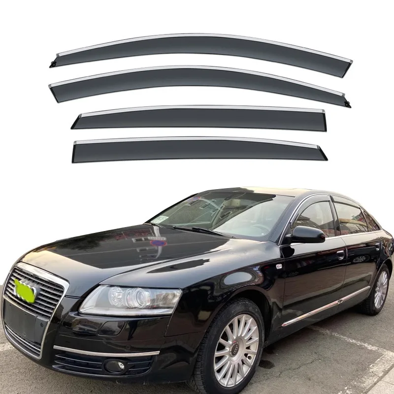 Special  for 2005-2011 Audi A6L window weather shield domestic A6L injection molded rain shield high quality rain strip
