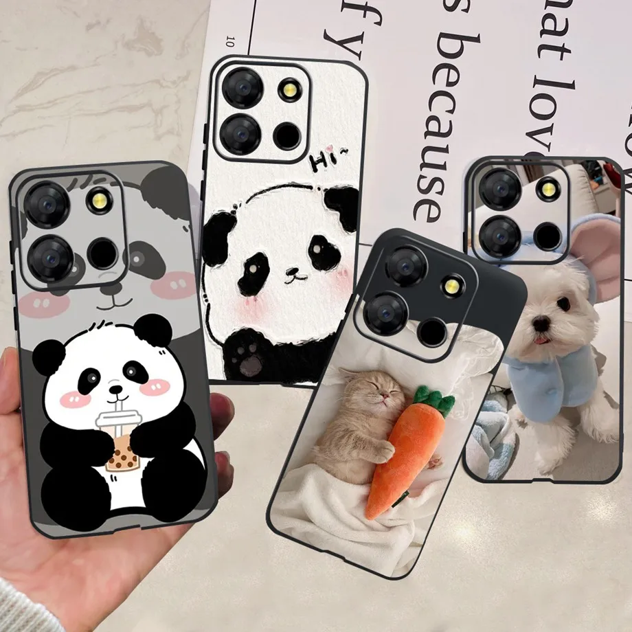 For Itel A60 A70 A27 A48 Phone Case Back Cover Matte Slim Soft TPU Silicone Bumper Child Fashion Cartoon Pattern Fundas ITELA60s