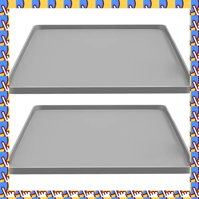 A20M Refrigerator Floor Protector,Mini Fridge Silicone Mat,Fridge Under Mat,Laundry Guard For Washer & Dryer,Drip Tray