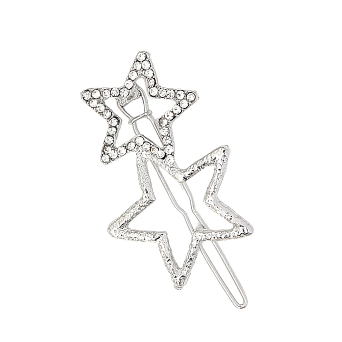 

Crystal Diamond Bang Clip Stylish Elegant Hair Clip for Wedding Party Daily Use Beautiful Hair Accessories for Girls