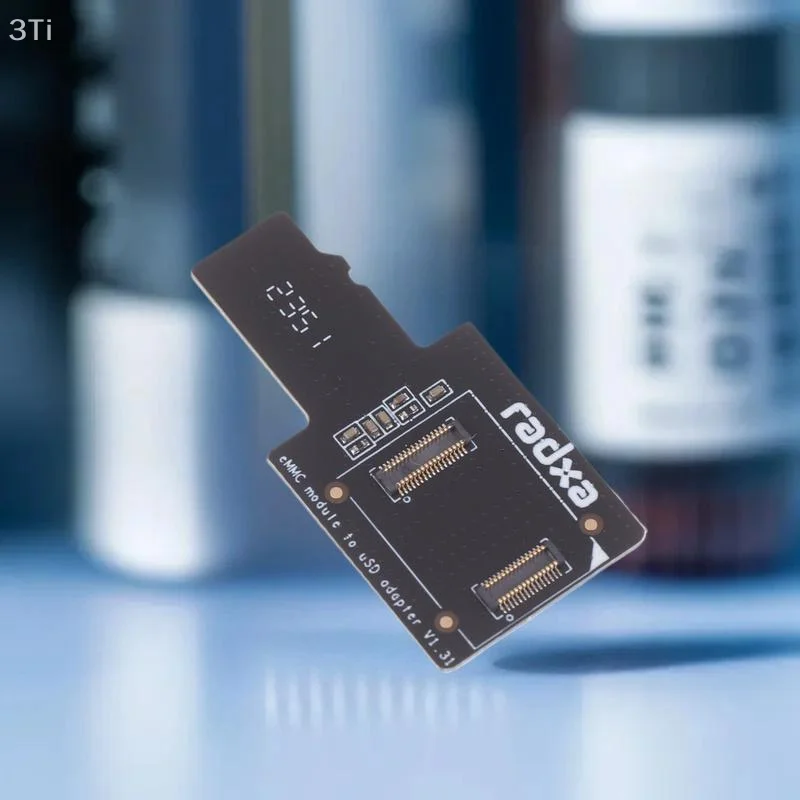 محول لوحة EMMC إلى USD ووحدة حرق بطاقة MicroSD TF لـ ROCK PI 4A/4B