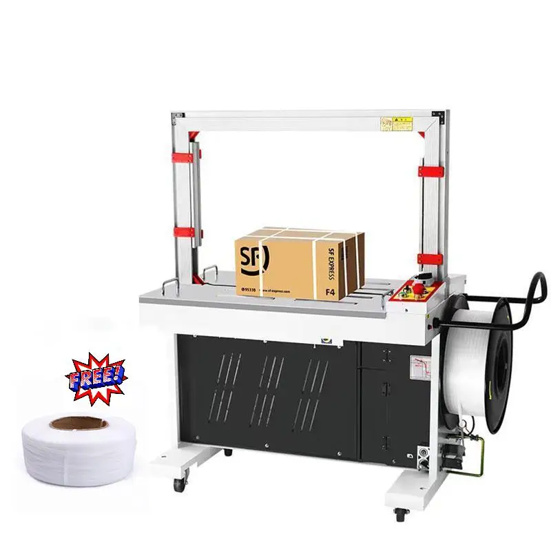 Full Automatic Strapping Machine 5mm PP PE Plastic Belt Strapping Machine for Carton Box Wrapping Machine