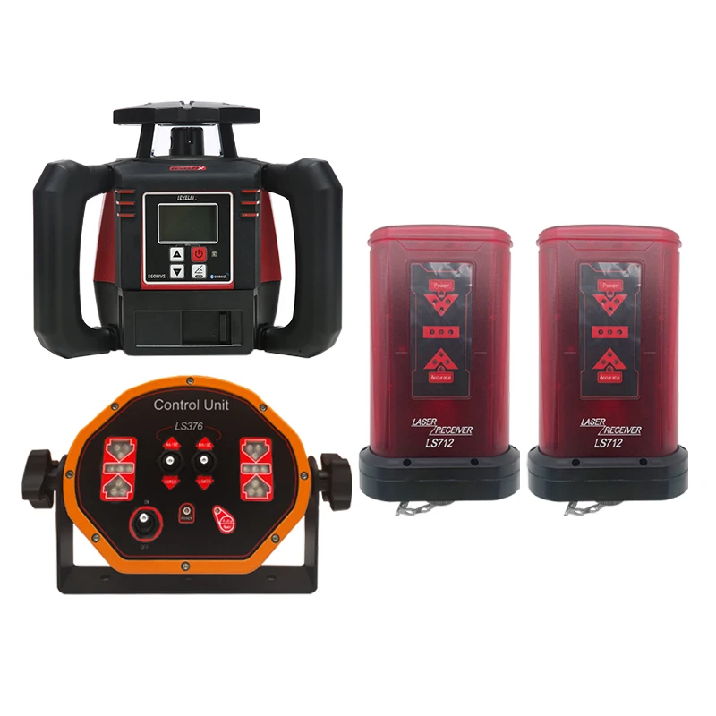 Industrial Control Dual Laser Leveling System for Precise and Rough Concrete Dual Control Laser Levels