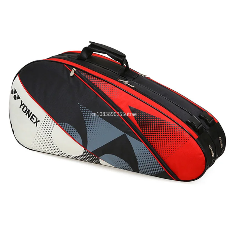 YONEX-Bolsa de bádminton profesional Unisex, Mochila deportiva auténtica con compartimento para zapatos, sostiene la mayoría de los accesorios de Bádminton