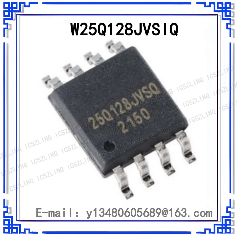 1-100Pcs/lot New Original W25Q128JVSIQ 25Q128JVSIQ SOP8 128Mbit SPI FLASH memory