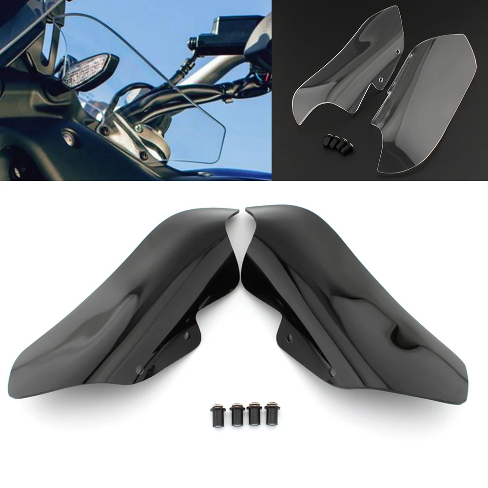 Motorcycle Windshield Side Wind Deflectors Windscreen For Yamaha XT1200Z 2014 2015 2016 2017 2018 2019 2020 2021 2022