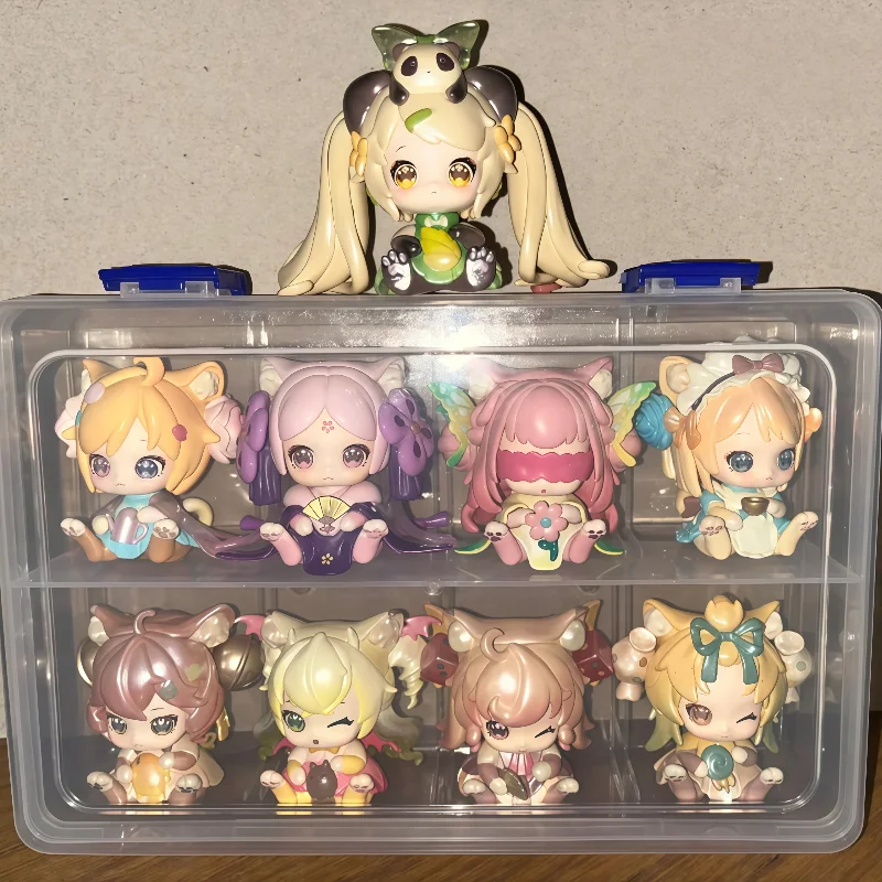 

Genuine Moni Cat Kitten Office Series Blind Box Kawaii Mini Anime Figure Mystery Box Collectible Decor Topdesk Diy Ornament Gift