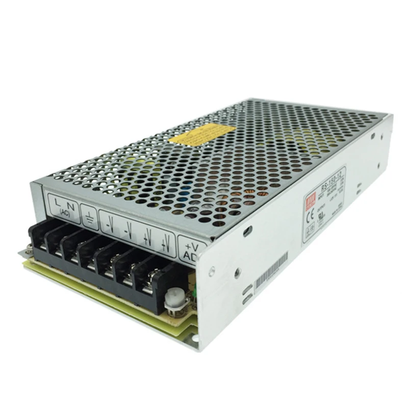 MEAN WELL 150W 5V 12V 15V 24V 48V Single Output Switching Power Supply RS-150-5 RS-150-12 RS-150-15 RS-150-24 RS-150-48