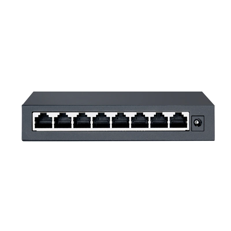 XikeStor 8 Ports 1000M Unmanaged Ethernet Switch High-speed transmission/Plug and Play/Widely applied for multiple scenarios