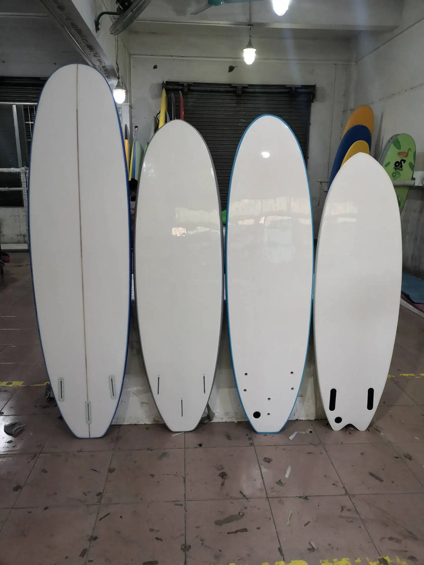 Epoxy Surfboard Shortboard Vacuum  Soft Top Surfboard  Fiberglass Soft Deck Surfboard