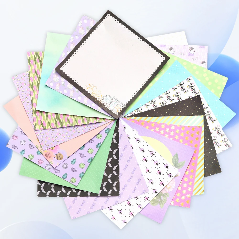 Creative Path 6 Zoll Diamant-Herzmuster Scrapbooking-Hintergrundpapier Vintage Journal Dekoratives Papier für Origami – Detail 5
