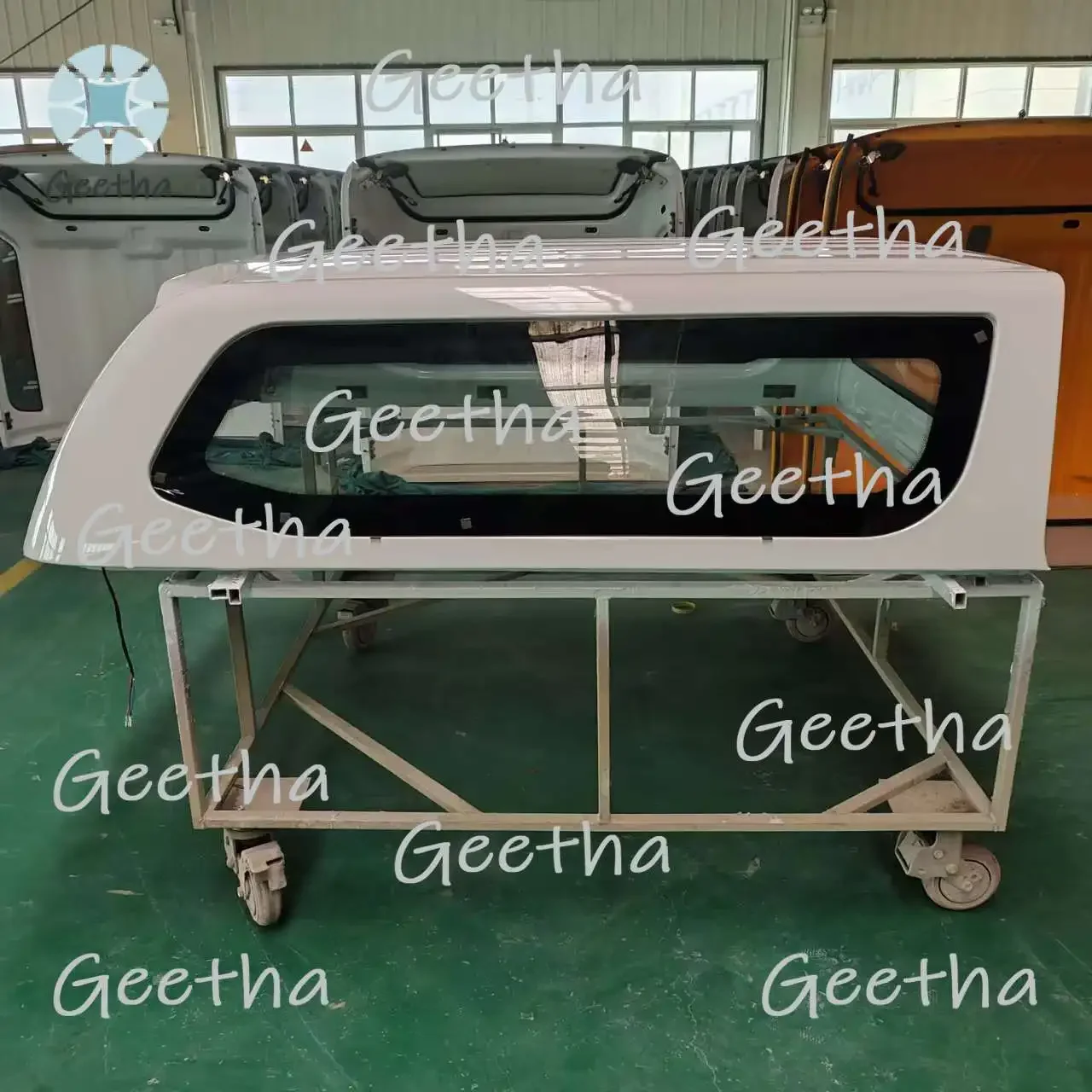 

White Glass Hardtop Ruiqi 6 Navara Ruiqi 7 Hardtop Canopy Steel Stamping Integrated Flat Top Canopy
