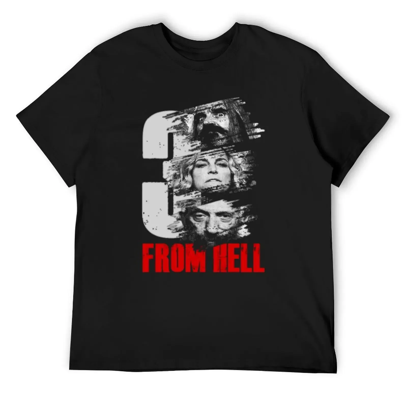 

3 from Hell - Rob Zombie T-Shirt baggy shirts oversized man clothes anime stuff men clothings