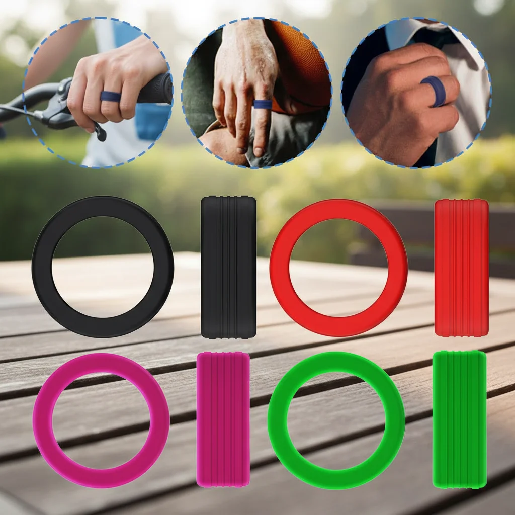 

For Oura Ring Gen4 Protective Case Smart Ring Protective Case Universal Fit Silicone Smart Ring Cover Smart Wearable Accessories