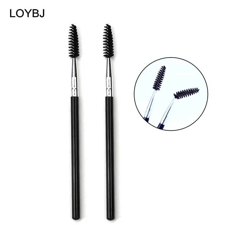 LOYBJ 2/5/10pcs Eyebrow Eyelash Makeup Brushes Set Cosmetic Lashes Mascara Eye Brow Cream Brush Beauty Brows Lash Make Up Tools