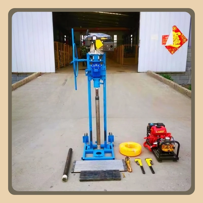 Lightweight  Water Well Drill Mini Borehole Rig Kit Customized for Small Scale Irrigation and Drainage for Water Supply Projects