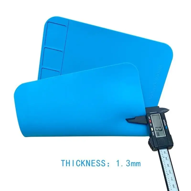 Y1UD Insulation Work Mat Soldering Station Silicone Repair Pad Maintenance Platform