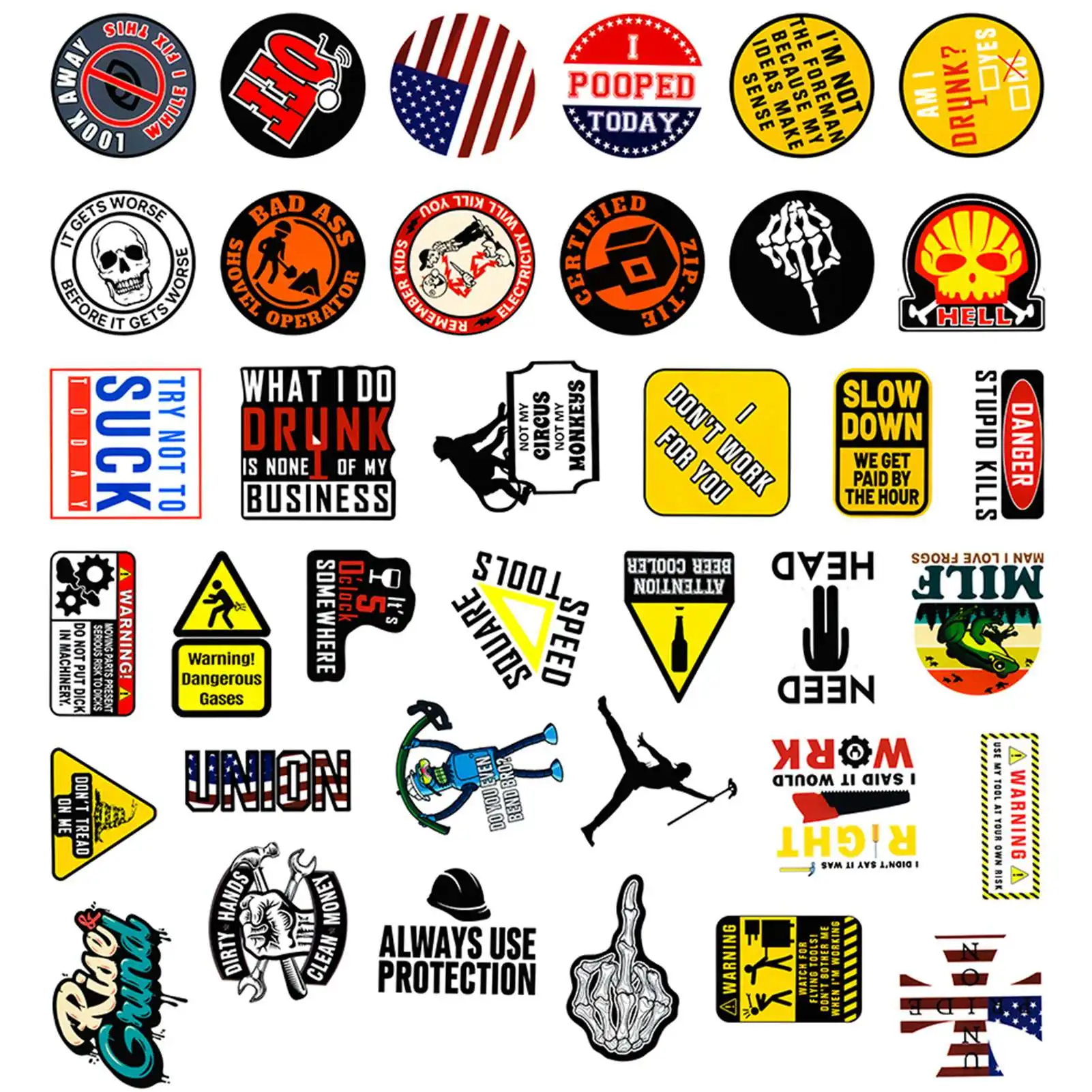 

150 Pcs Funny Stickers Trendy Multifunction Hilarious Stickers for Water Bottles Phones Laptops Cool Stickers Hilarious Stickers