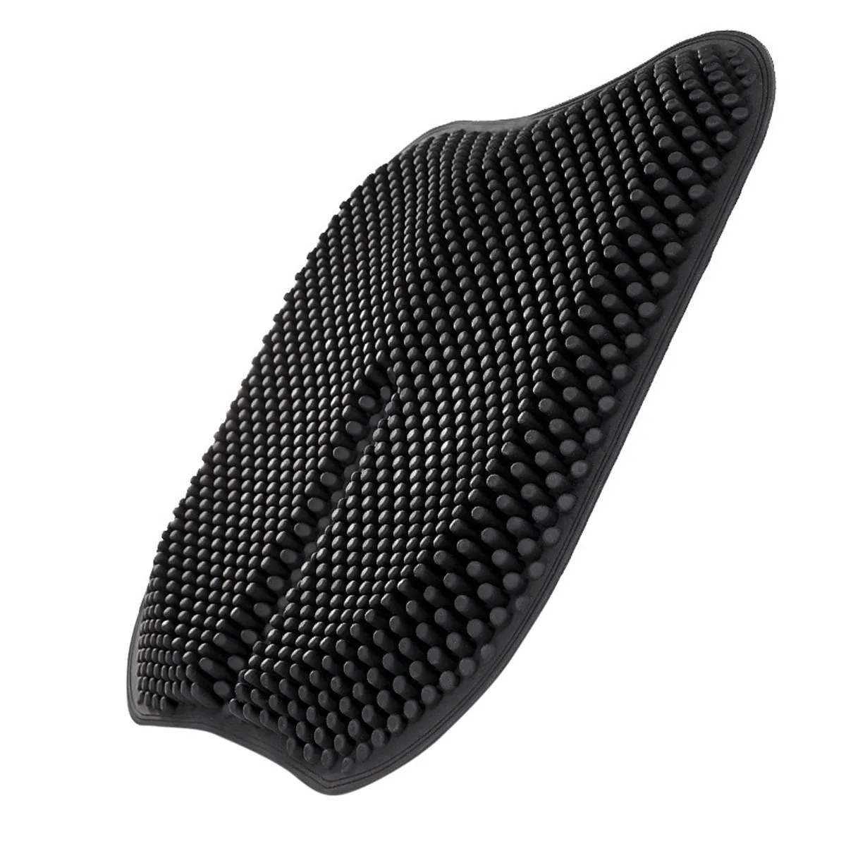 Дышащая автомобильная силиконовая массажная подушка, черная, удобная нескользящая подушка для сиденья, крутая циркуляция воздуха, подходит для всех