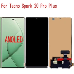 AMOLED 120HZ For Tecno Spark 20 Pro Plus KJ7 LCD Display Touch Screen Digitizer Assembly