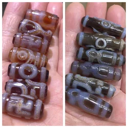 10pcs/lot Limited time discounts Premium variety Ethnic style Weathering of old material Tibetan agate dzi beads wholesale