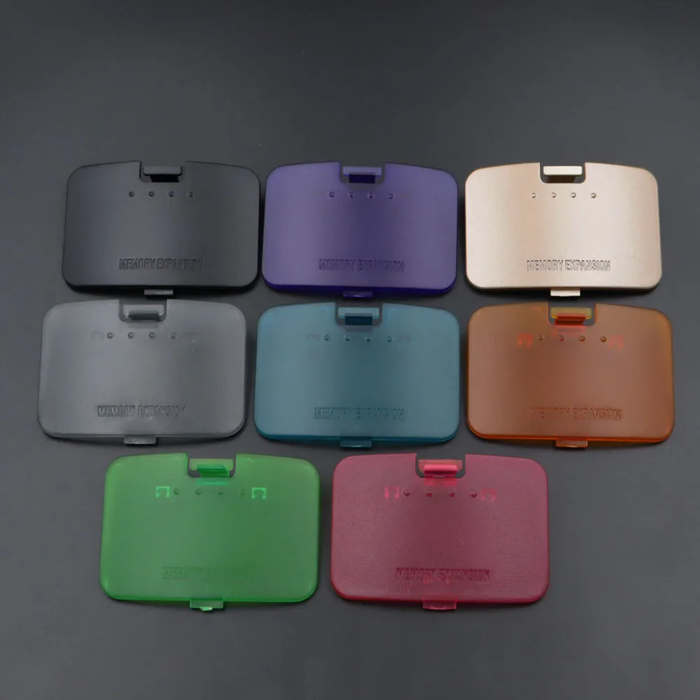 For N64 Console Memory Expansion Pack Jumper Pak Door Cover Multiple Color Optional Replacement Shell Retro Game Accessories