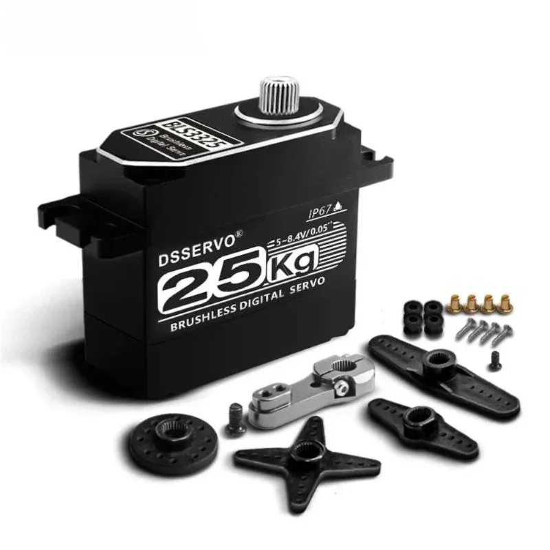 UniFlyOriginal 25KG BLS3325 Digital Servo Motor All-Metal 180/270 7.4V Waterproof High Speed Brushless For 1:8 1:10 1:12 Car Ro