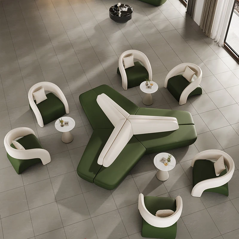 

Итальянский минималистичный диван для салона красоты, скандинавский креативный диван для приема в вестибюле отеля, коммерческая мебель Диваны Раскладные FYSS