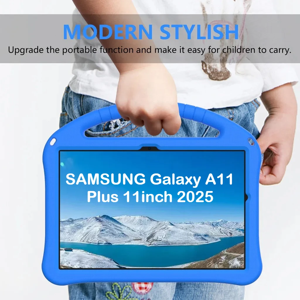 

Kids Safe Eva Tablet Case for Samsung Galaxy Tab A11 Plus 2025 11inch Tab A11 A9 8.7" A7 Lite X110 A9 Plus A8 Shockproof Cover
