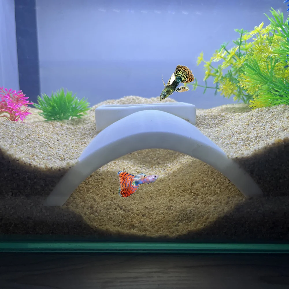 

Aquarium cave Fish tank underground hiding cave For Aquatic Pets To Breed, Play AndRest Fish Tank Ornaments