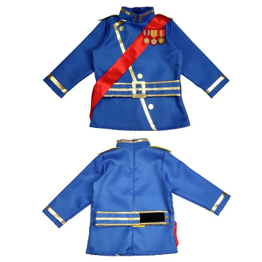 Royal Lord Cosplay Uniforme para Crianças, Anime Halloween Costumes, Rei Príncipe, Vestidos de Festa, Ternos de Cavaleiro, Roupas Fantasia